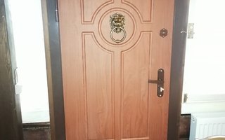 стальная дверь с мдф вид снаружи